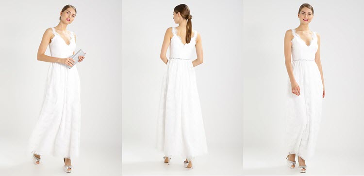 biała sukienka na sylwestra