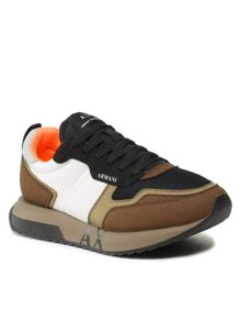 Armani Exchange Sneakersy XUX151 XV609 S062 Brązowy