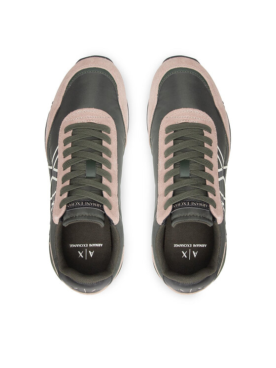 Armani Exchange Sneakersy XUX157 XV588 S079 Zielony