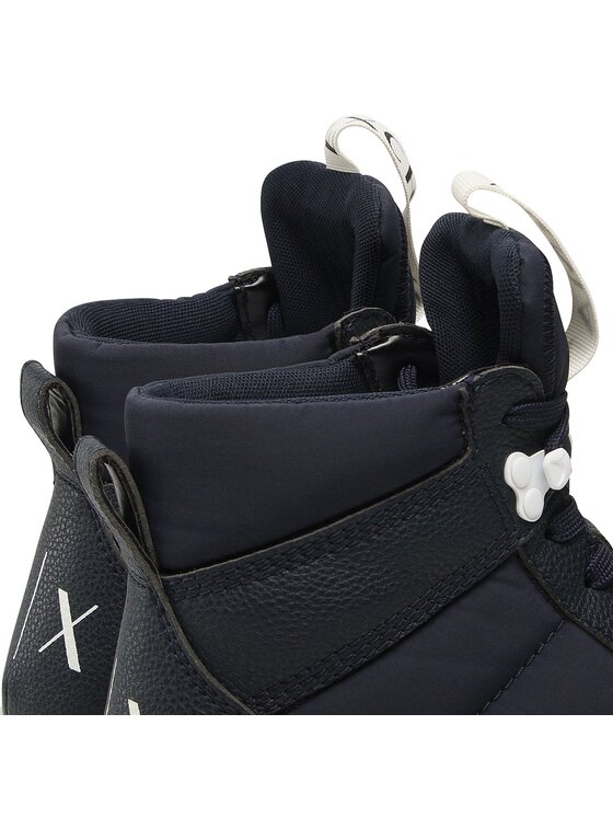 Armani Exchange Sneakersy XUZ043 XV640 K487 Granatowy