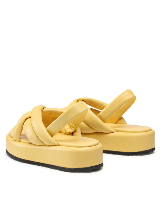 Badura Sandały 22SS09 Żółty