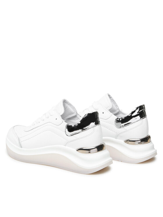 Badura Sneakersy BASSO-02-1 Biały