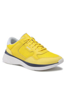 Boss Sneakersy Dean Runn 50474955 10240740 01 Żółty