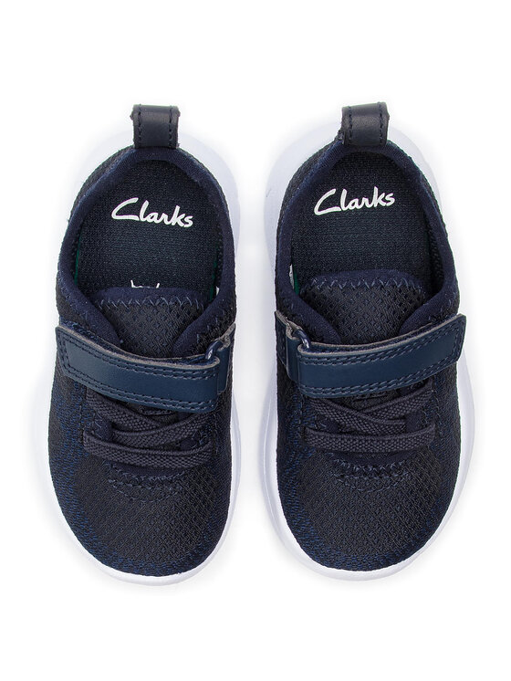 Clarks Sneakersy Ath Flux T 261412696 Granatowy