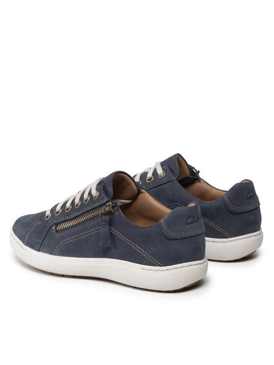 Clarks Sneakersy Nalle Lace 261635704 Granatowy