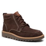 Clarks Trzewiki Barnes Mid 261675657 Brązowy