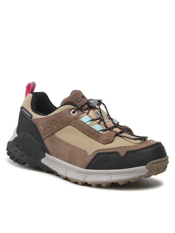 CMP Trekkingi Hosnian Low Wmn Wp Hiking Shoes 3Q23566 Brązowy