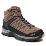 CMP Trekkingi Rigel Mid Wmn Trekking Shoe Wp 3Q12946 Brązowy