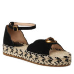 Coach Espadryle Dillon Suede C8986 Blk Czarny