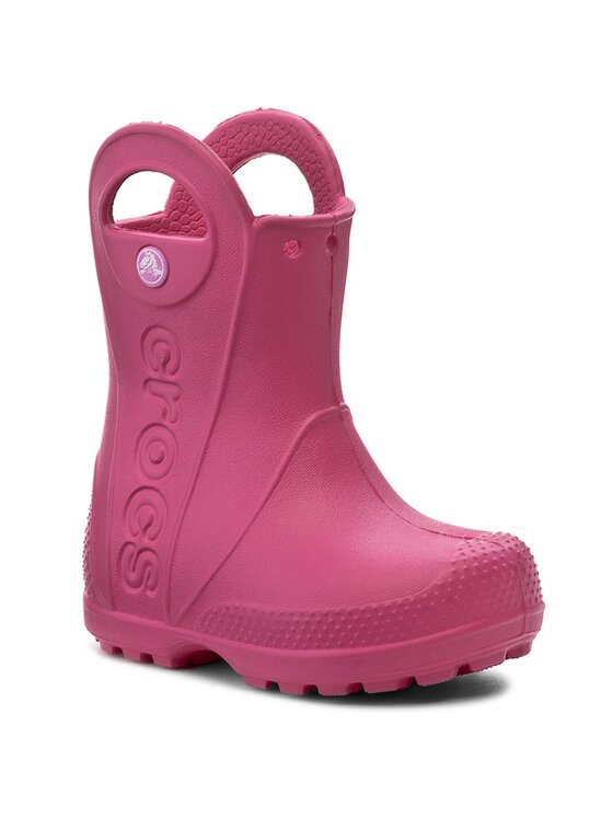 Crocs Kalosze Handle It Rain Boot Kids 12803 Różowy