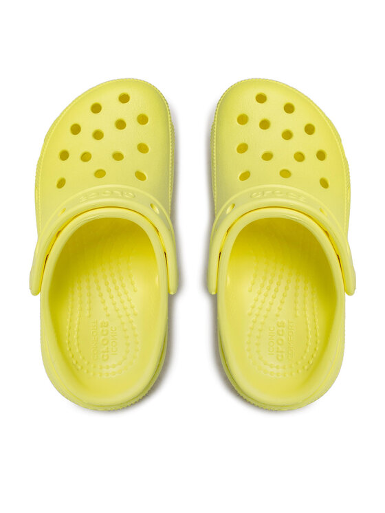Crocs Klapki Classic Crocs Cutie Clog K 207708 Żółty