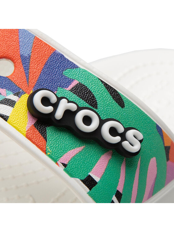 Crocs Klapki Classic Crocs Retro 207856 Biały