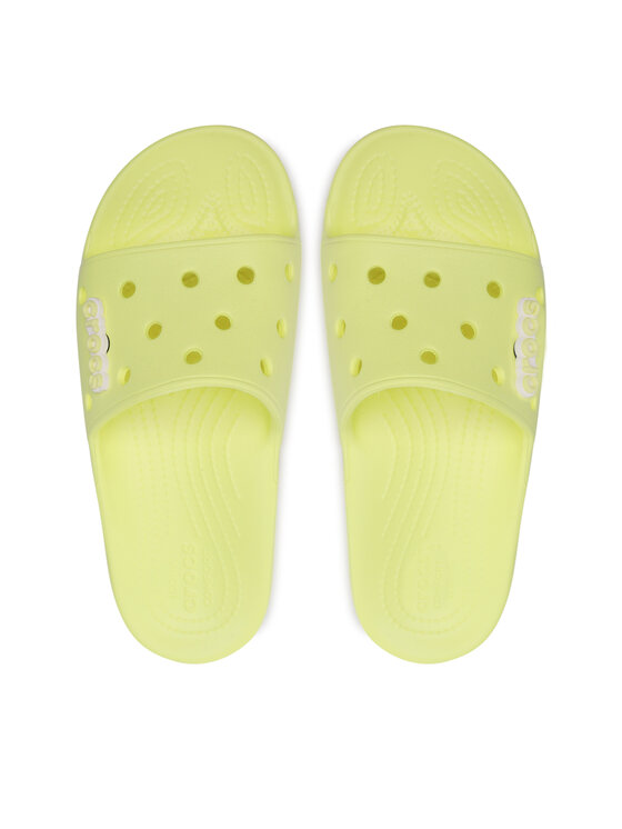 Crocs Klapki Classic Crocs Slide 206121 Żółty