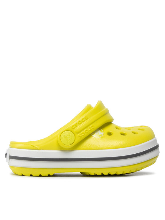 Crocs Klapki Crocband Clog T 207005-725 Żółty
