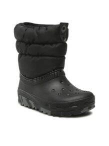 Crocs Śniegowce Classic Neo Puff Boot K 207684 Czarny