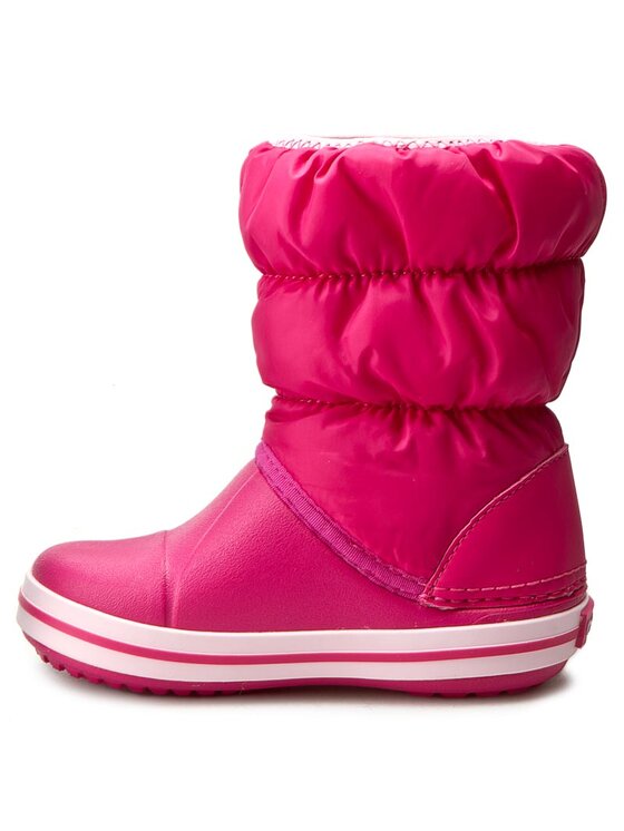 Crocs Śniegowce Winter Puff Boot Kids 14613 Różowy