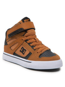 DC Sneakersy Pure High-Top Ev ADBS300324 Brązowy