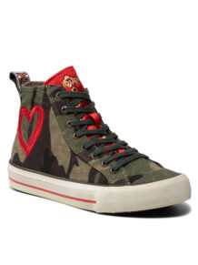 Desigual Sneakersy Beta Militar 21WSKA13 Zielony