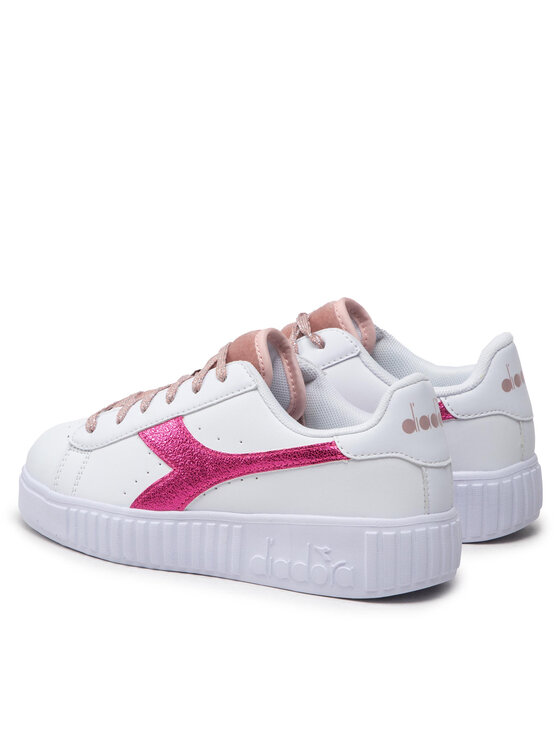 Diadora Sneakersy Game Step P Metallic Craquele Gs 101.178647 01 C3113 Biały