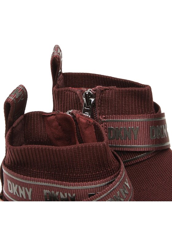DKNY Sneakersy Miley K3240382 Bordowy