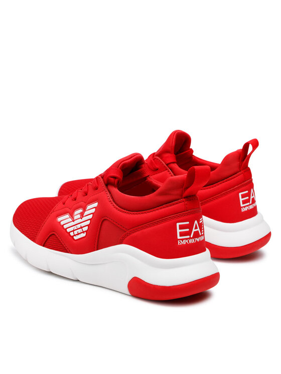 EA7 Emporio Armani Sneakersy X8X056 XCC56 M525 Czerwony