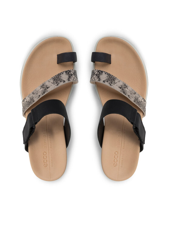 ECCO Japonki Simpil Sandal 20920360106 Czarny