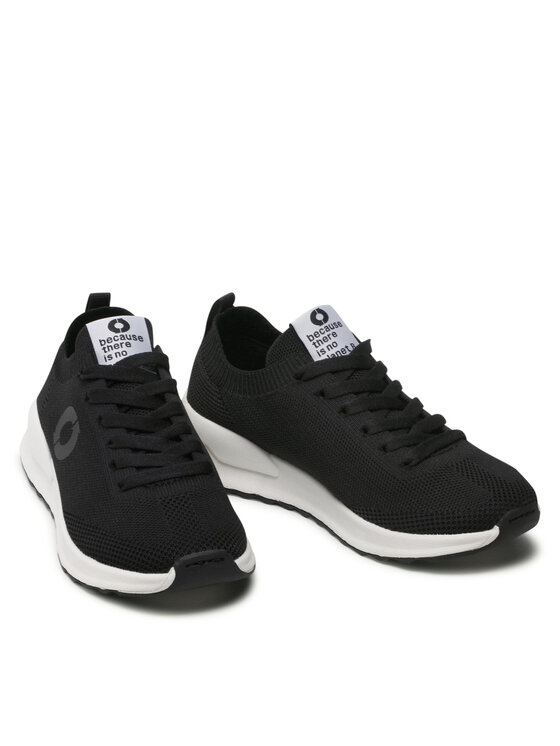 Ecoalf Sneakersy Prinalf Knit Sneakers SHSNPRINC0YR7WS22 Czarny