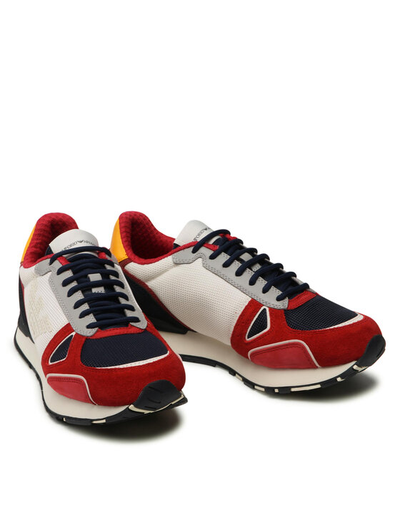 Emporio Armani Sneakersy X4X289 XM499 Q830 Czerwony