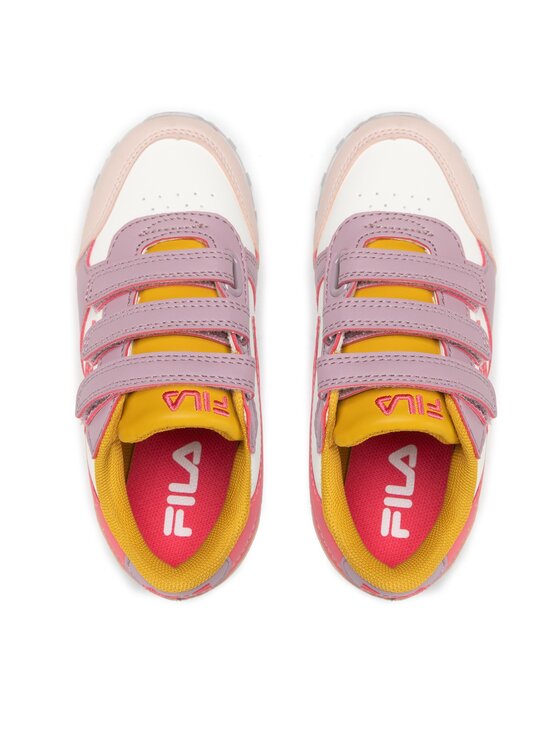 Fila Sneakersy Orbit Velcro Low Kids 1010785.13160 Różowy