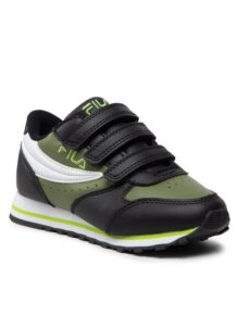 Fila Sneakersy Orbit Velcro Low Kids 1010785.63031 Zielony