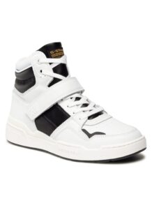 G-Star Raw Sneakersy Attacc Mid Blk W 211 040709 Biały