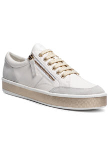 Geox Sneakersy D Leelu’ E D94FFE 08522 C1000 Biały
