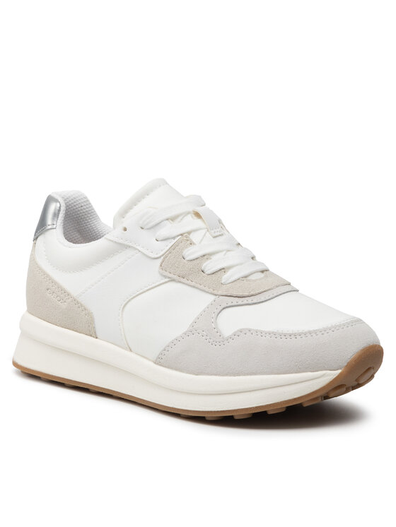Geox Sneakersy D Runntix B D25RRB-01122 C1352 Biały