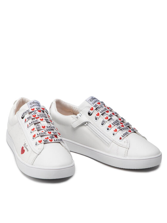 Geox Sneakersy J Kathe G. F J25EUF-00085 C0050 S Biały