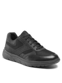 Geox Sneakersy U Portello C U25E1C 01454 C9999 Czarny