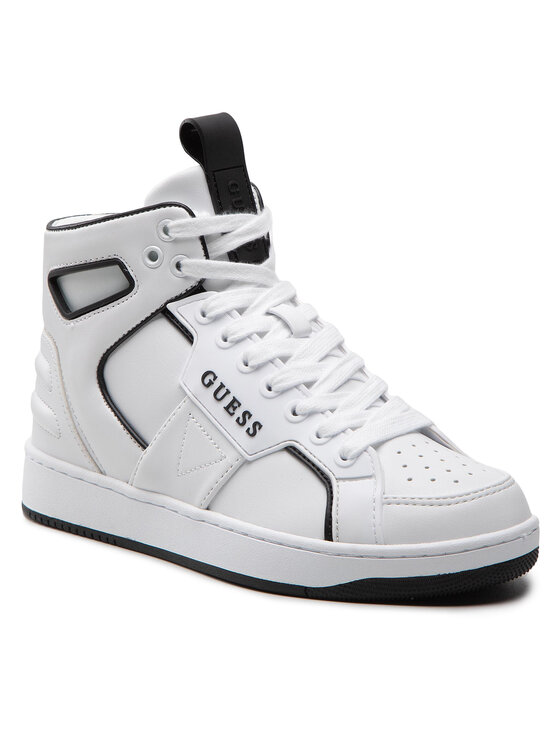 Guess Sneakersy Basquet FL7BSQ LEA12 Biały