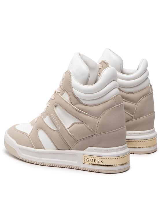 Guess Sneakersy Lisa FL8LIS SMA12 Beżowy