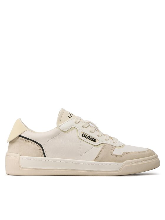 Guess Sneakersy Strave Vintage FM5STV LEA12 Beżowy