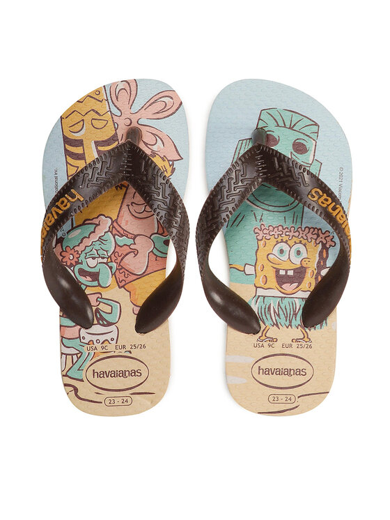 Havaianas Japonki K T Spongeb 41470660570 Brązowy