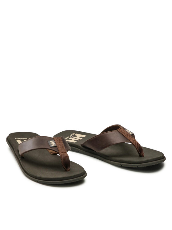 Helly Hansen Japonki Seasand Leather Sandal 11495_745 Brązowy
