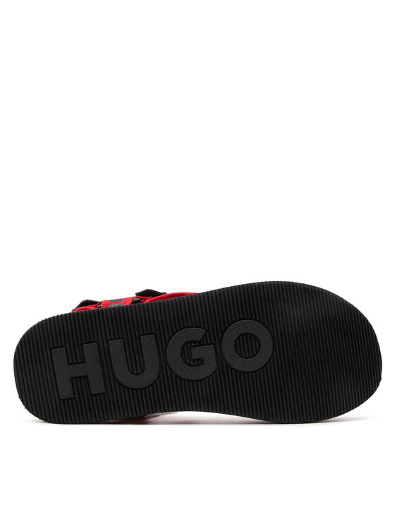 Hugo Sandały Jeans Sand 50474939 10242062 01 Czerwony