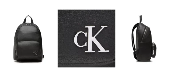 Calvin Klein Jeans Plecak Minimal Monogram Campus Bp35 K60K610328 Czarny
