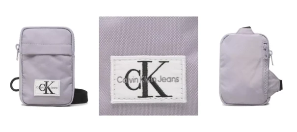 Calvin Klein Jeans Saszetka Monogram Crossbody Bag IU0IU00384 Fioletowy