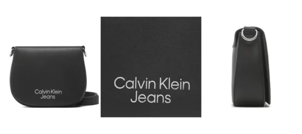Calvin Klein Jeans Torebka Ck Saddle Bag IU0IU00387 Czarny