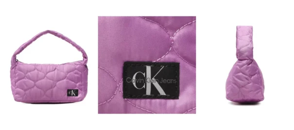 Calvin Klein Jeans Torebka Quilted Shoulder Bag IU0IU00388 Fioletowy