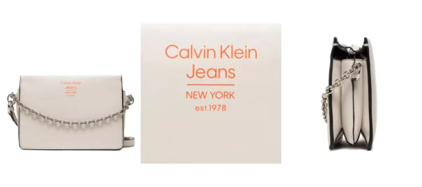 Calvin Klein Jeans Torebka Sculpted Pouch w/Strap23 Spec K60K610076 Beżowy