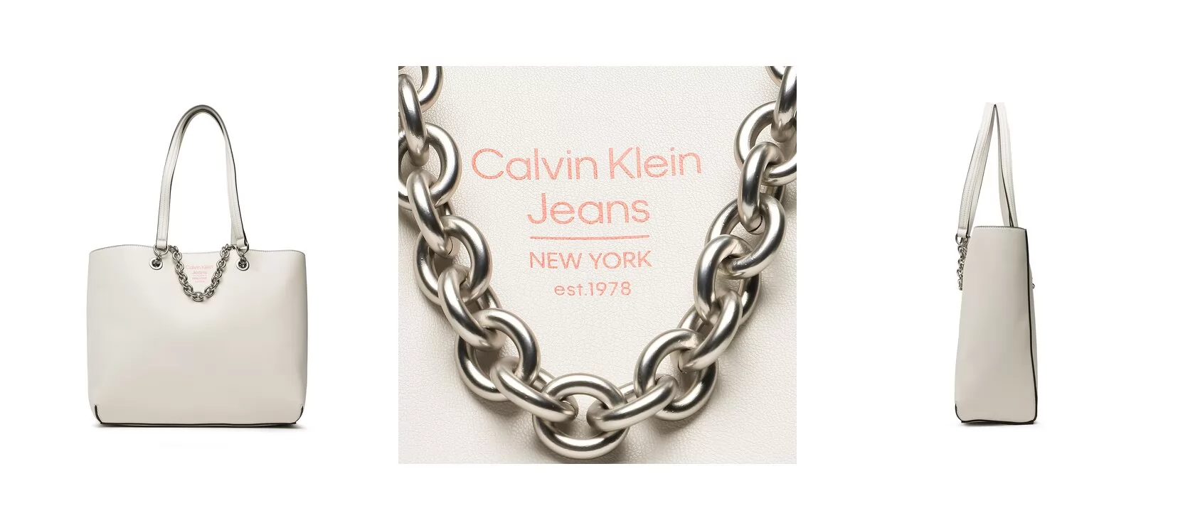 Calvin Klein Jeans Torebka Sculpted Shopper29 Spec K60K610069 Beżowy