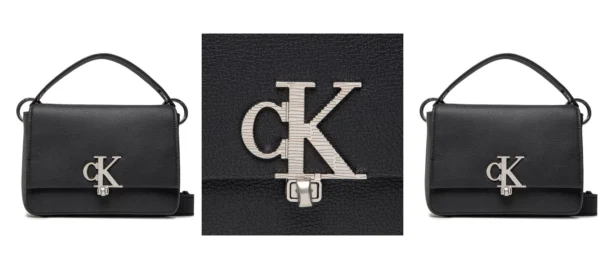 Calvin Klein Jeans Torebka Texture Top Handle20 K60K609785 Czarny