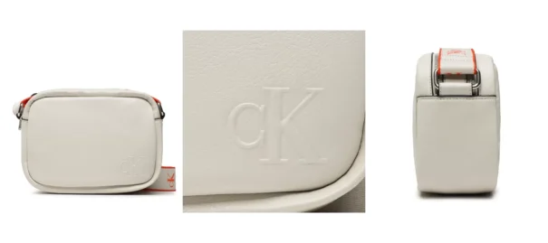 Calvin Klein Jeans Torebka Ultralight Dbl Zip Camera Bag21 K60K610057 Beżowy