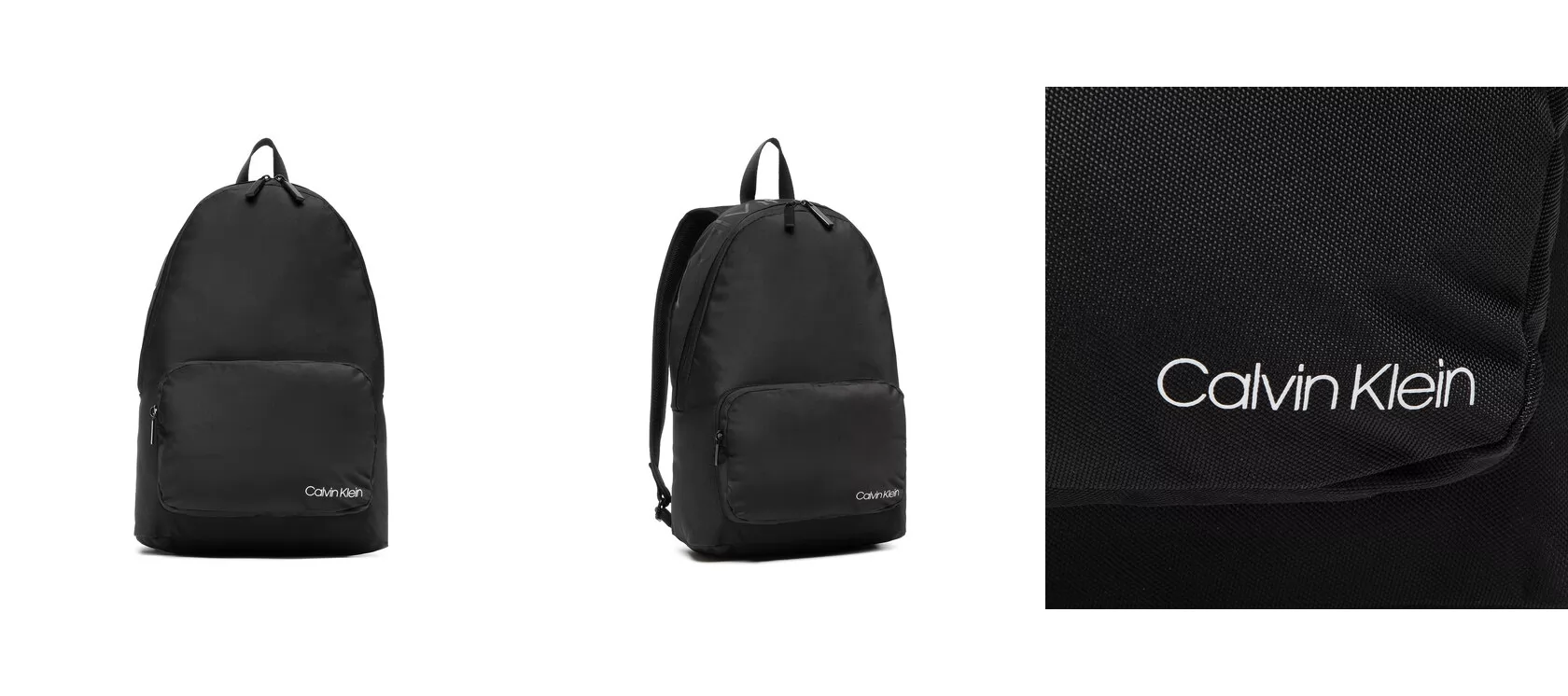 Calvin Klein Plecak Item Backpack W/Zip Pocket K50K505542 Czarny